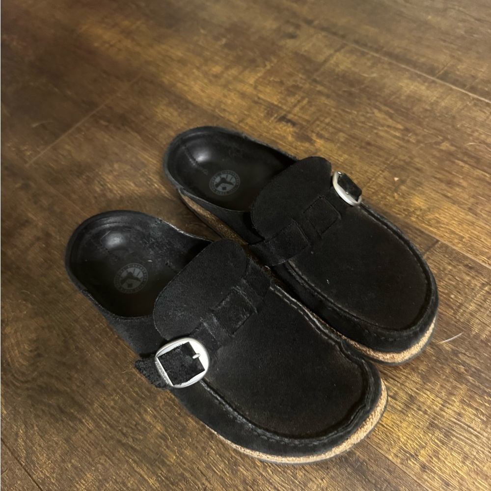 Black Birkenstocks with Buckle